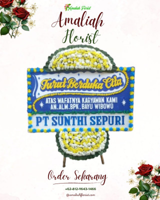 Papan Bunga Duka di Pontang Legon