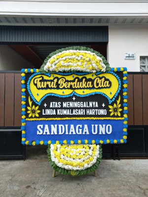 Papan Bunga Duka di Pontang Legon